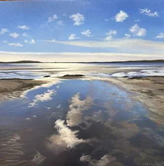 Scottish Artist NICOLA WAKELING - Long Summer Days, North Uist